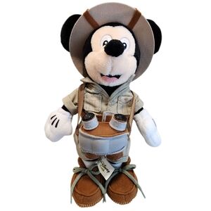Walt Disney World Animal Kingdom Safari Mickey Binoculars Indiana Jones Stuffie
